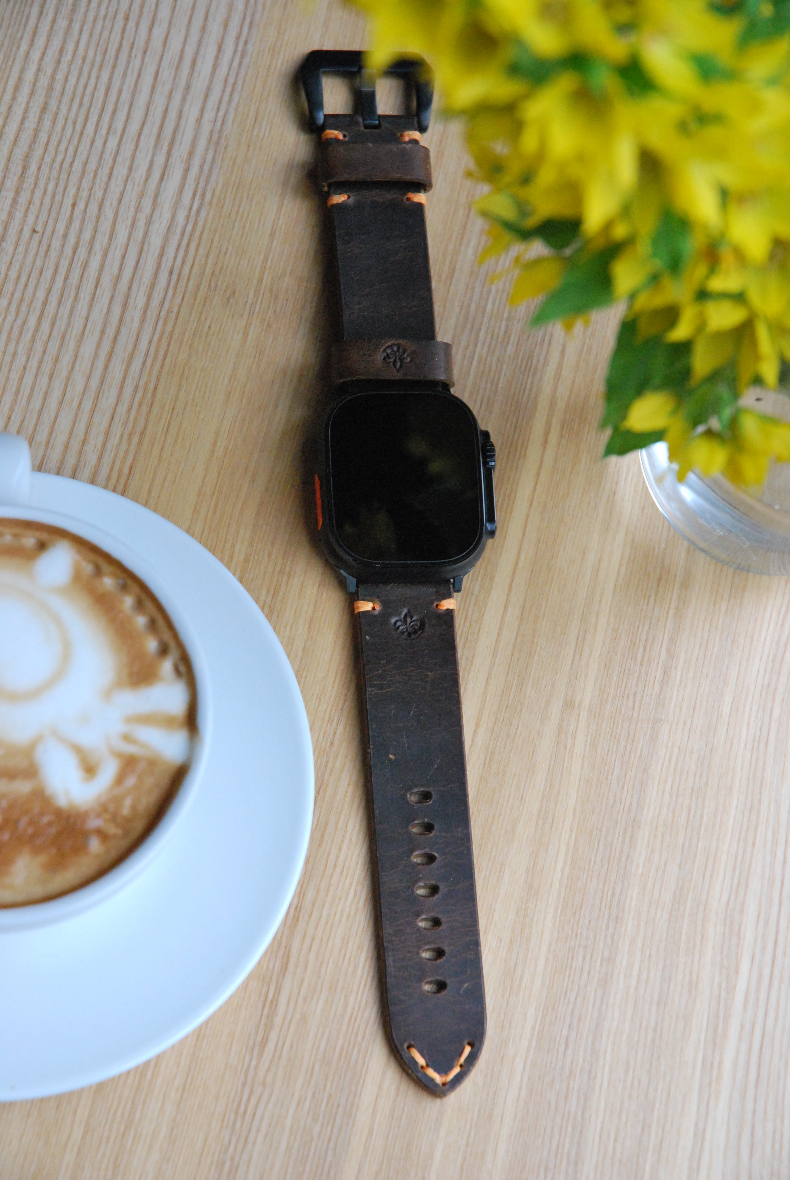 Apple watch band #3 Customizable thread colors & personalized initials