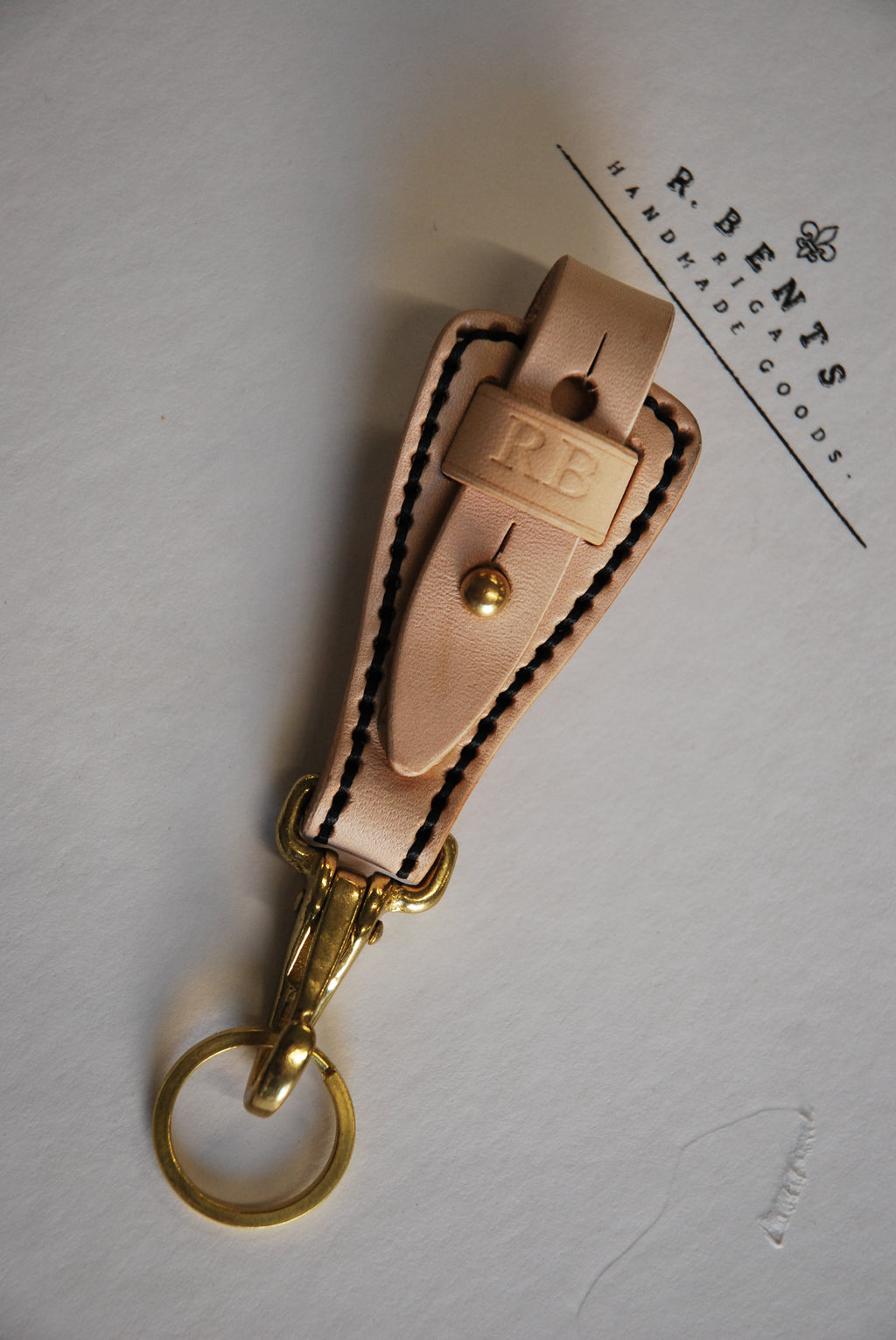 Leather Key Holder #1 (Natural)