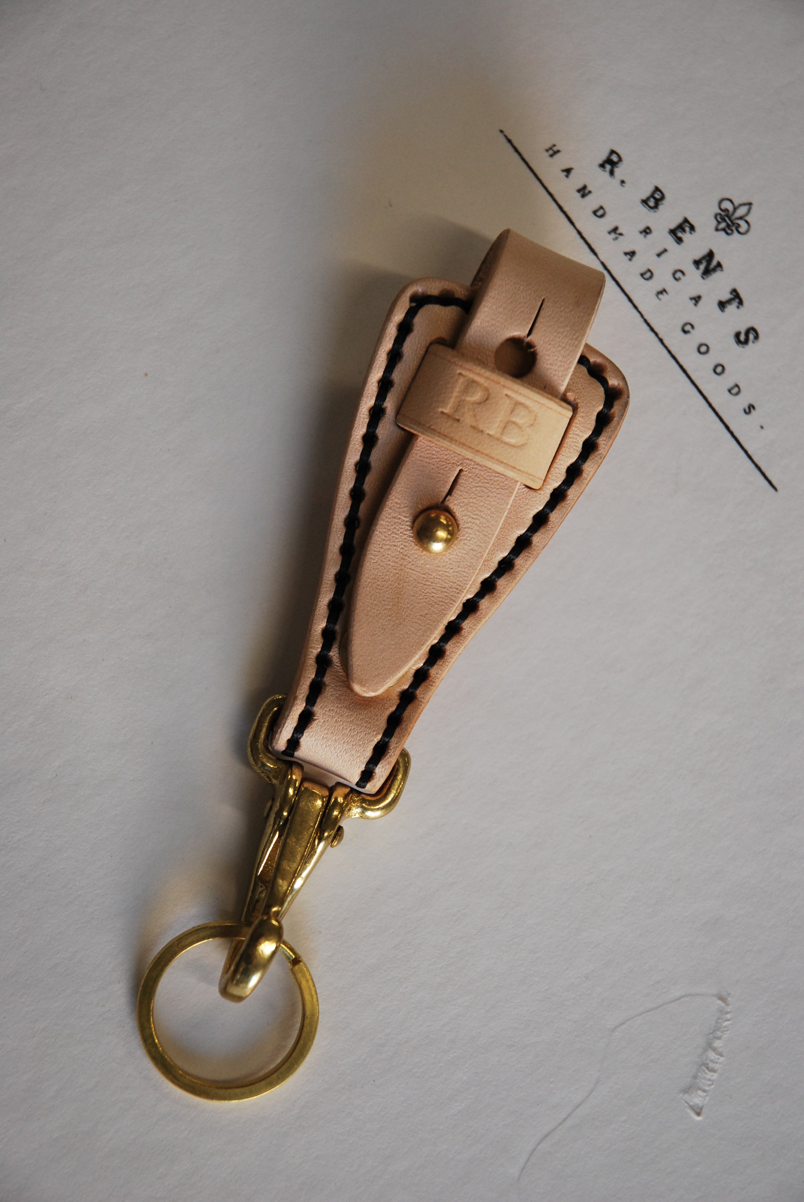 Leather Key Holder #1 (Natural)