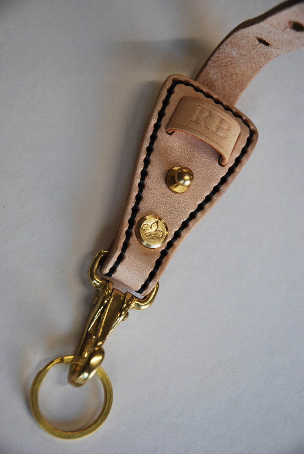 Leather Key Holder #1 (Natural)