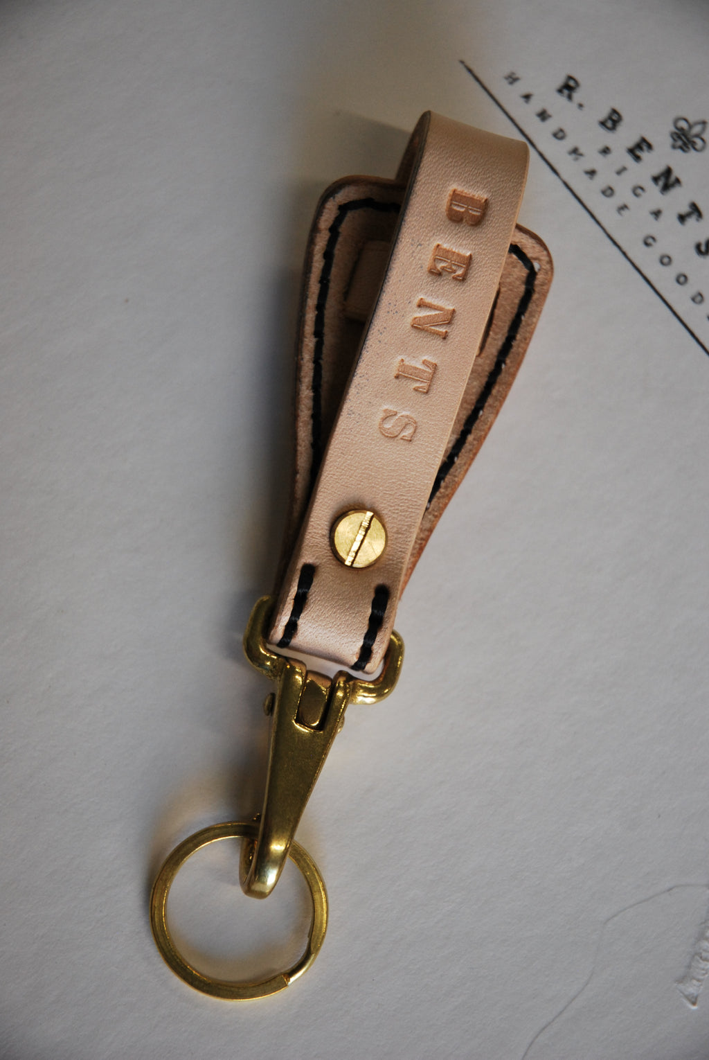 Leather Key Holder #1 (Natural)