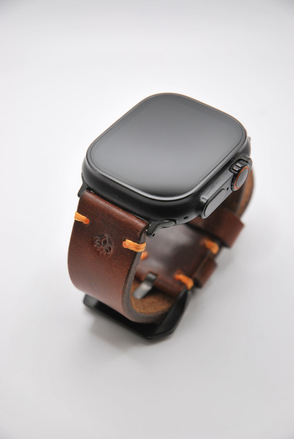 Apple Watch Band #1 — Vintage Chestnut Leather, Hand-stitched & Customizable