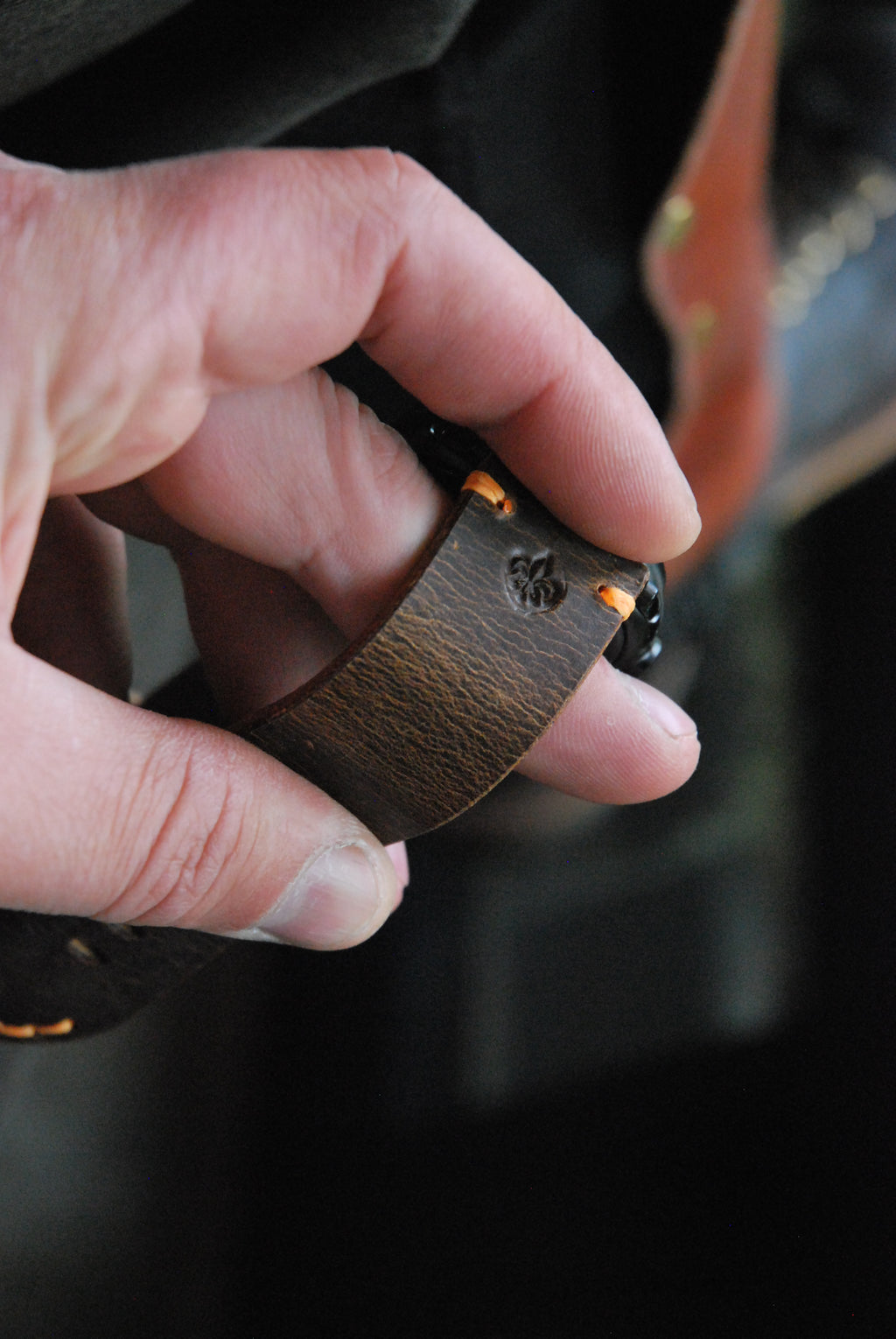 Apple watch band #3 Customizable thread colors & personalized initials