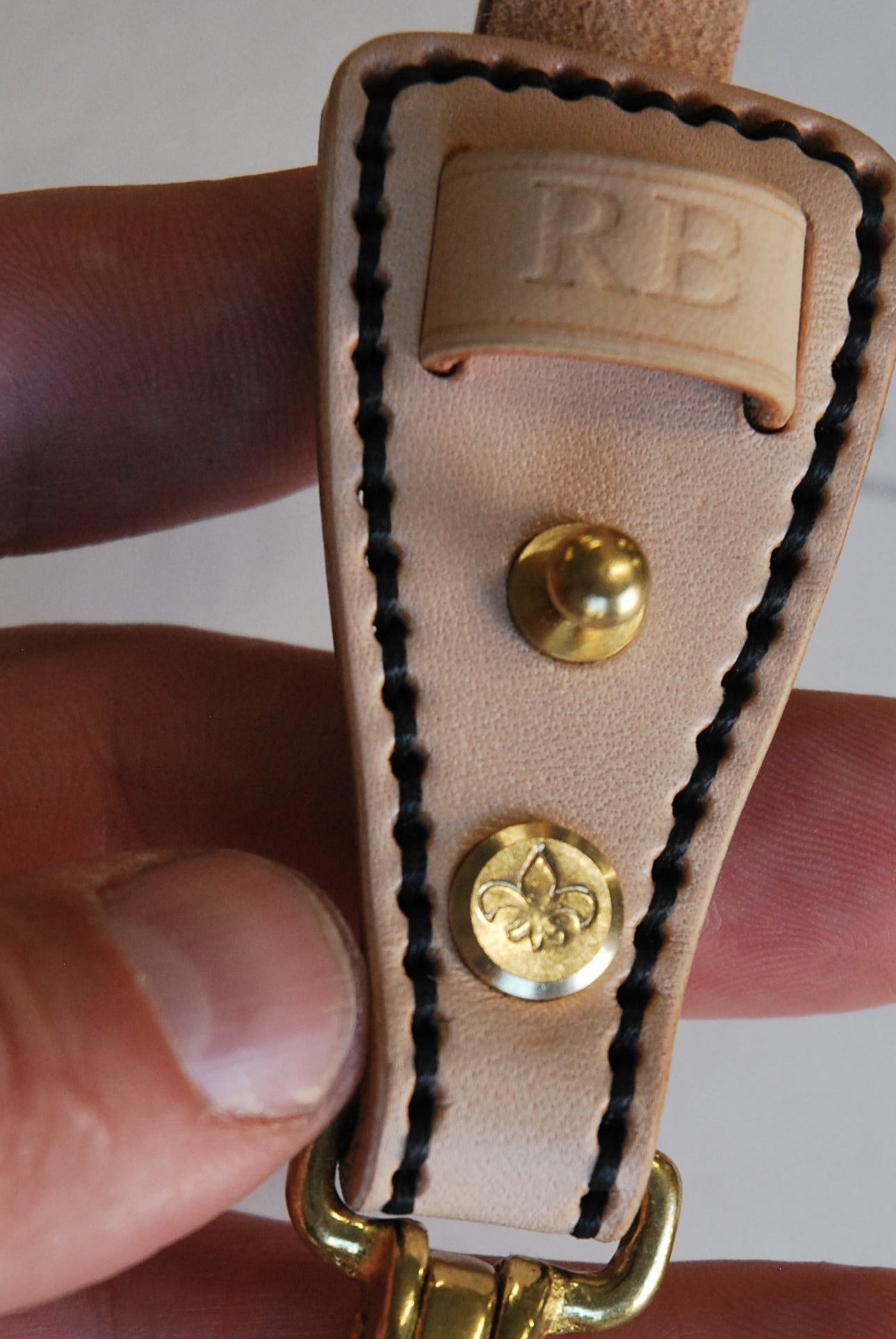 Leather Key Holder #1 (Natural)