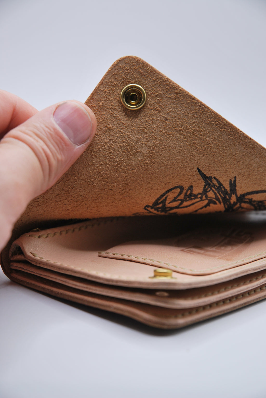 Middle Leather Wallet