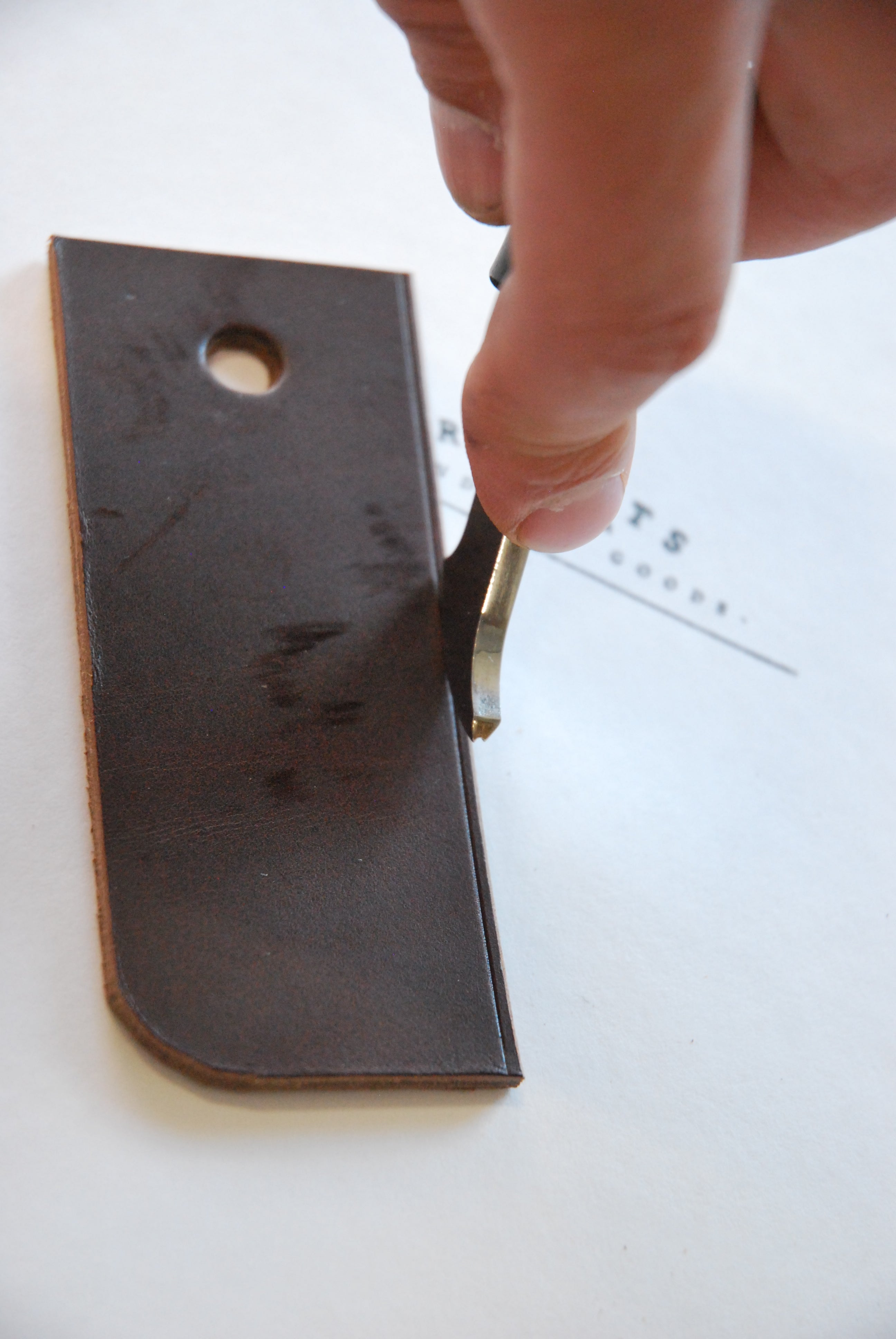 Leather Edge Creaser