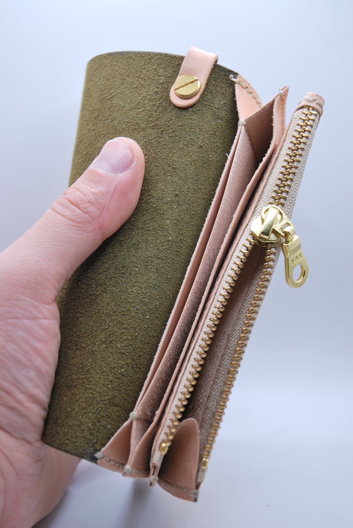 Middle Leather Wallet