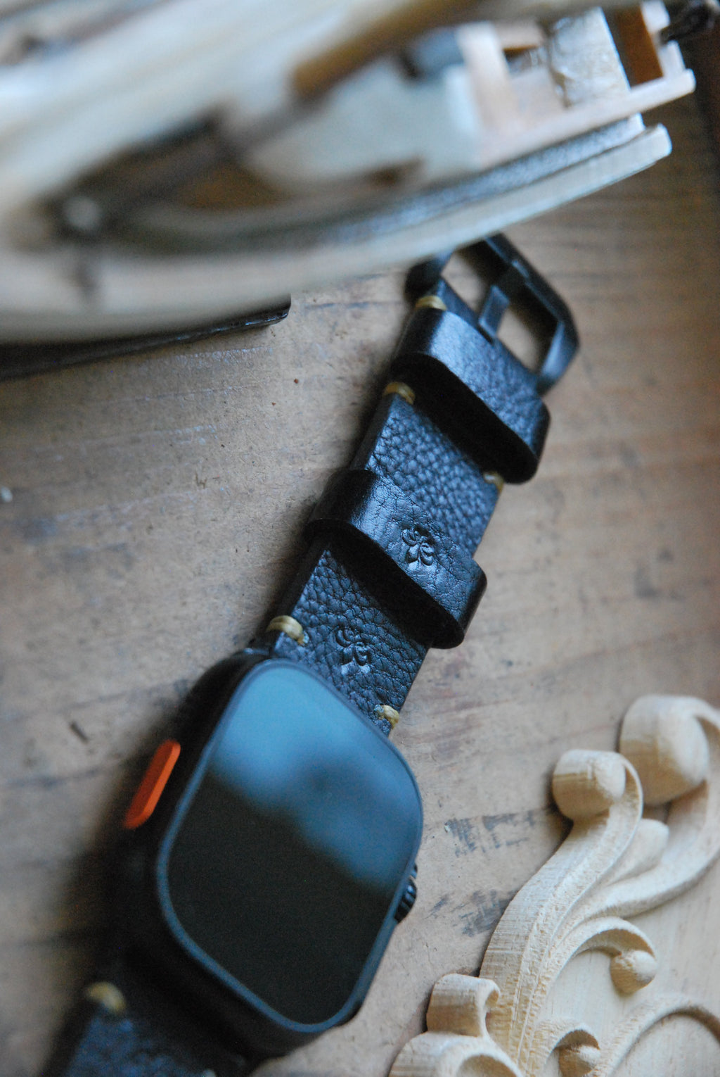 Apple watch band #4 Customizable thread colors & personalized initials