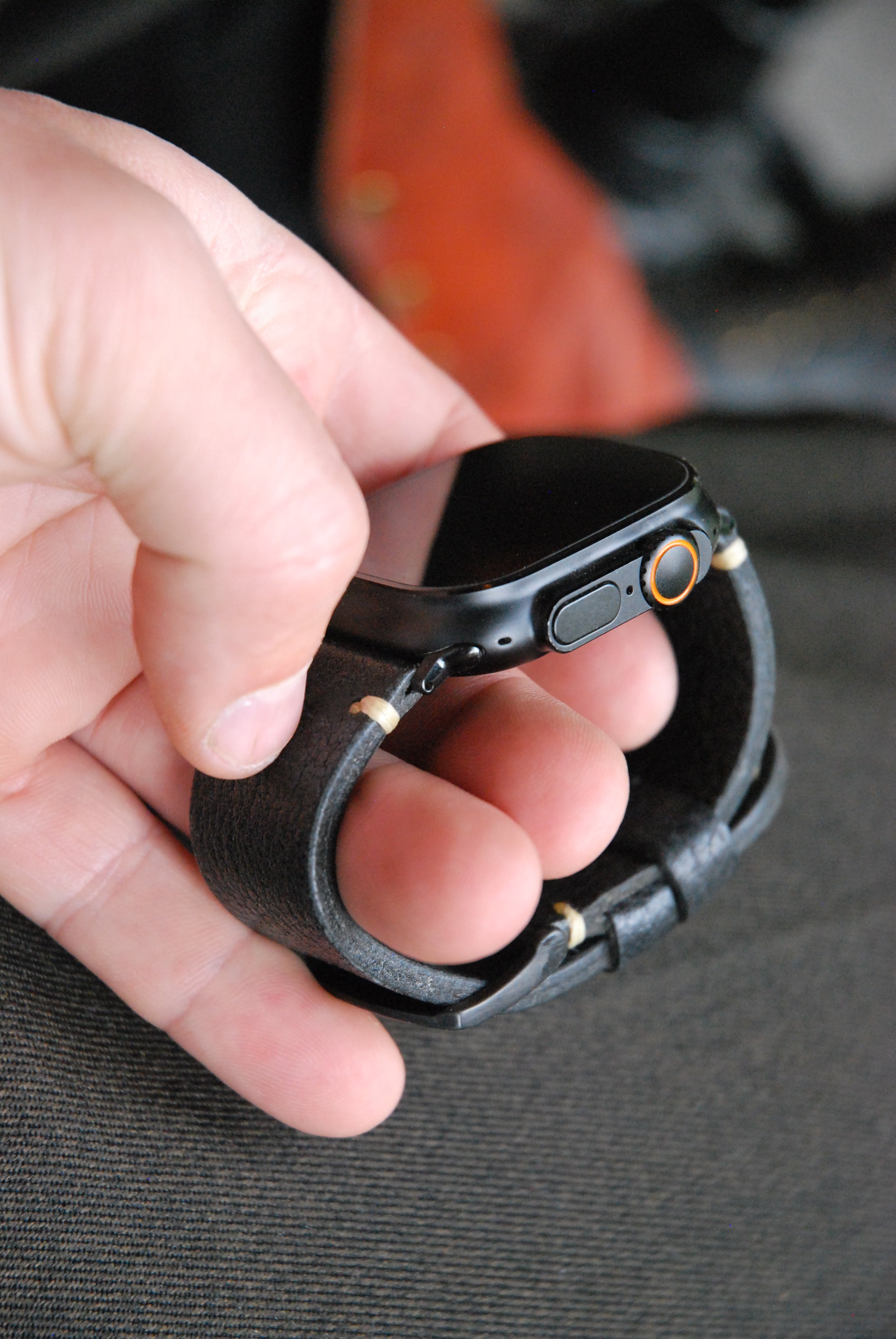 Apple watch band #4 Customizable thread colors & personalized initials