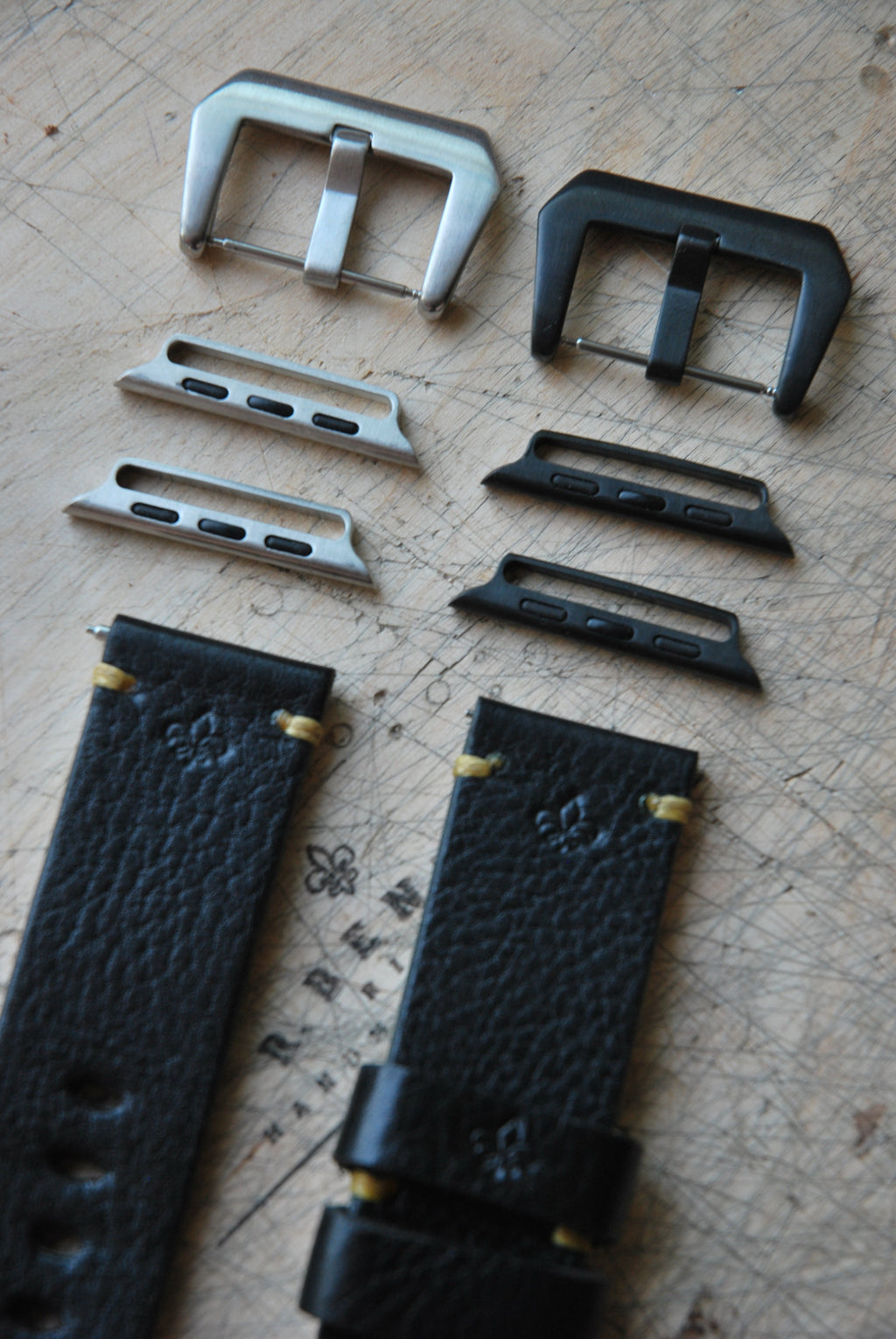 Apple watch band #6 Customizable thread colors & personalized initials