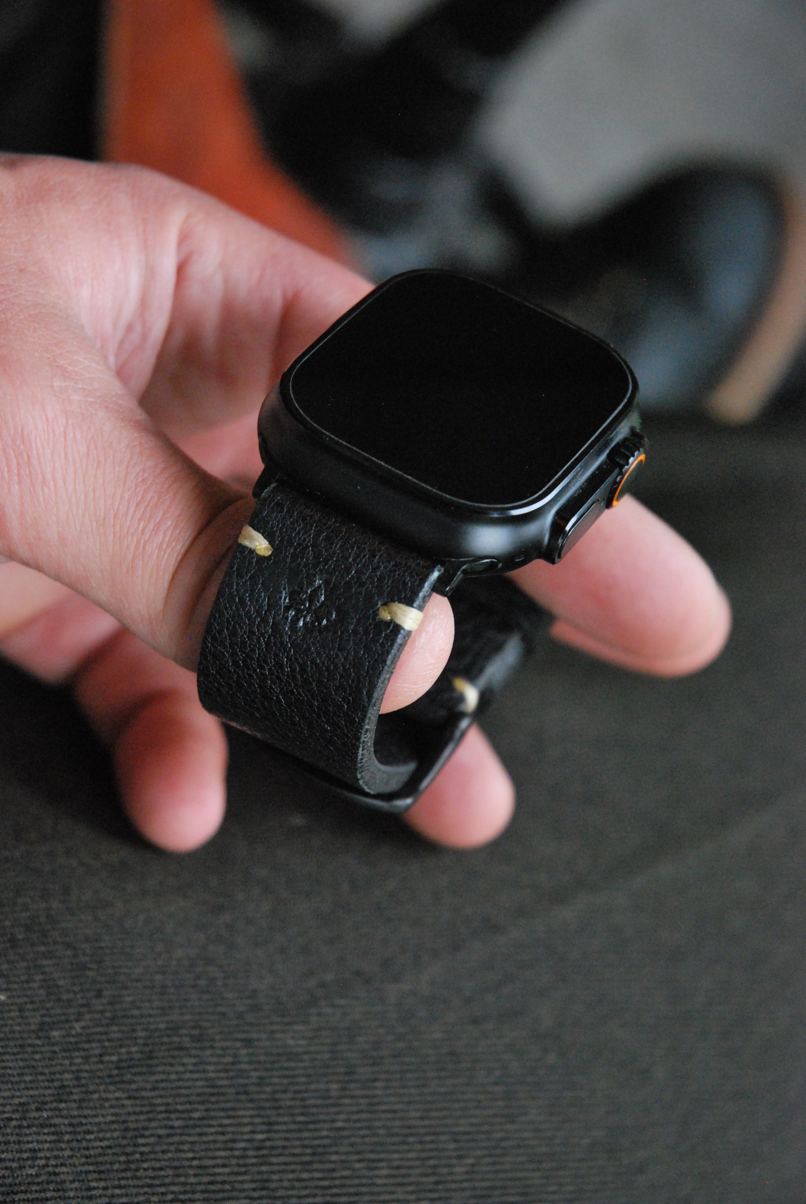 Apple watch band #4 Customizable thread colors & personalized initials