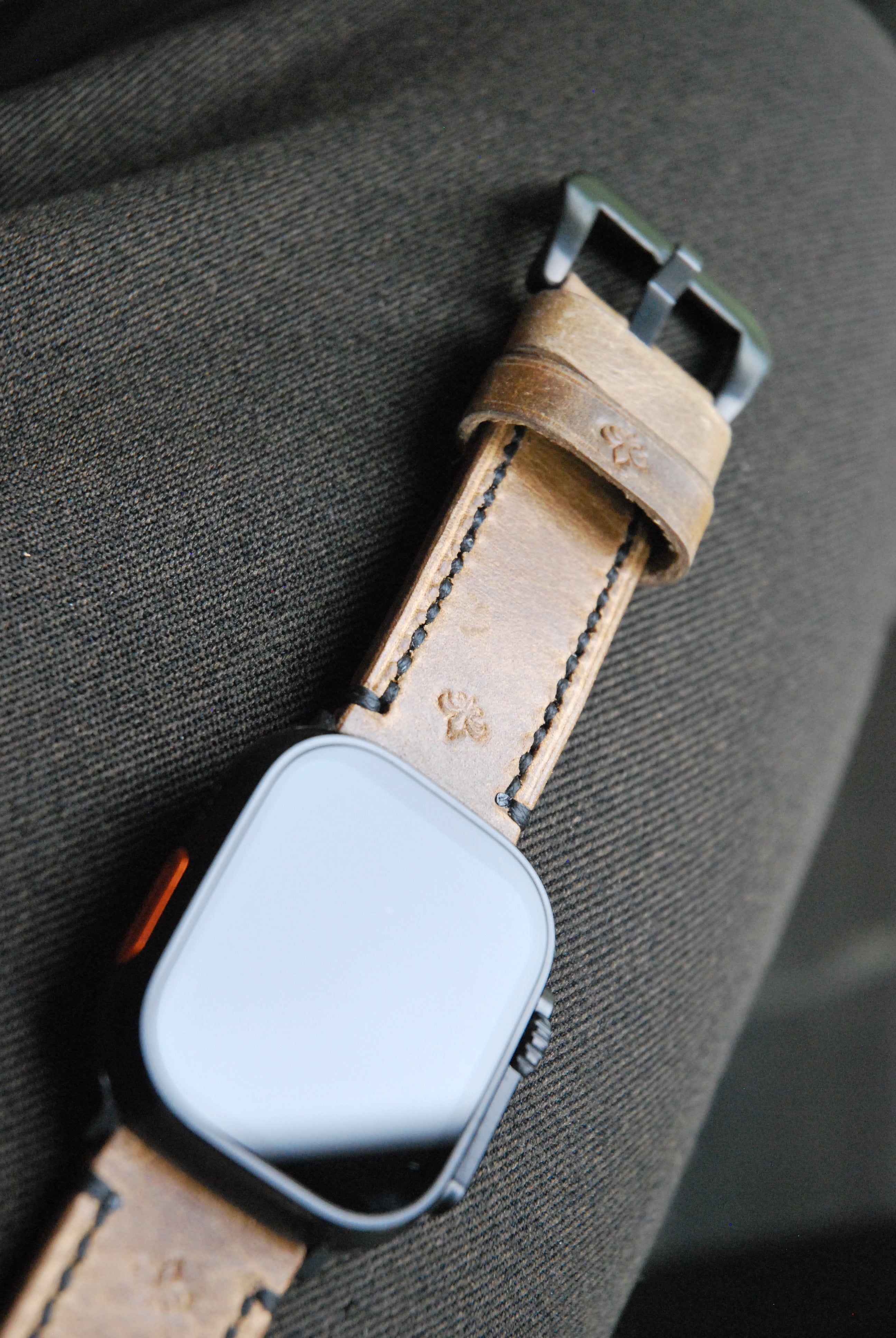 Apple watch band #2 Customizable thread colors & personalized initials