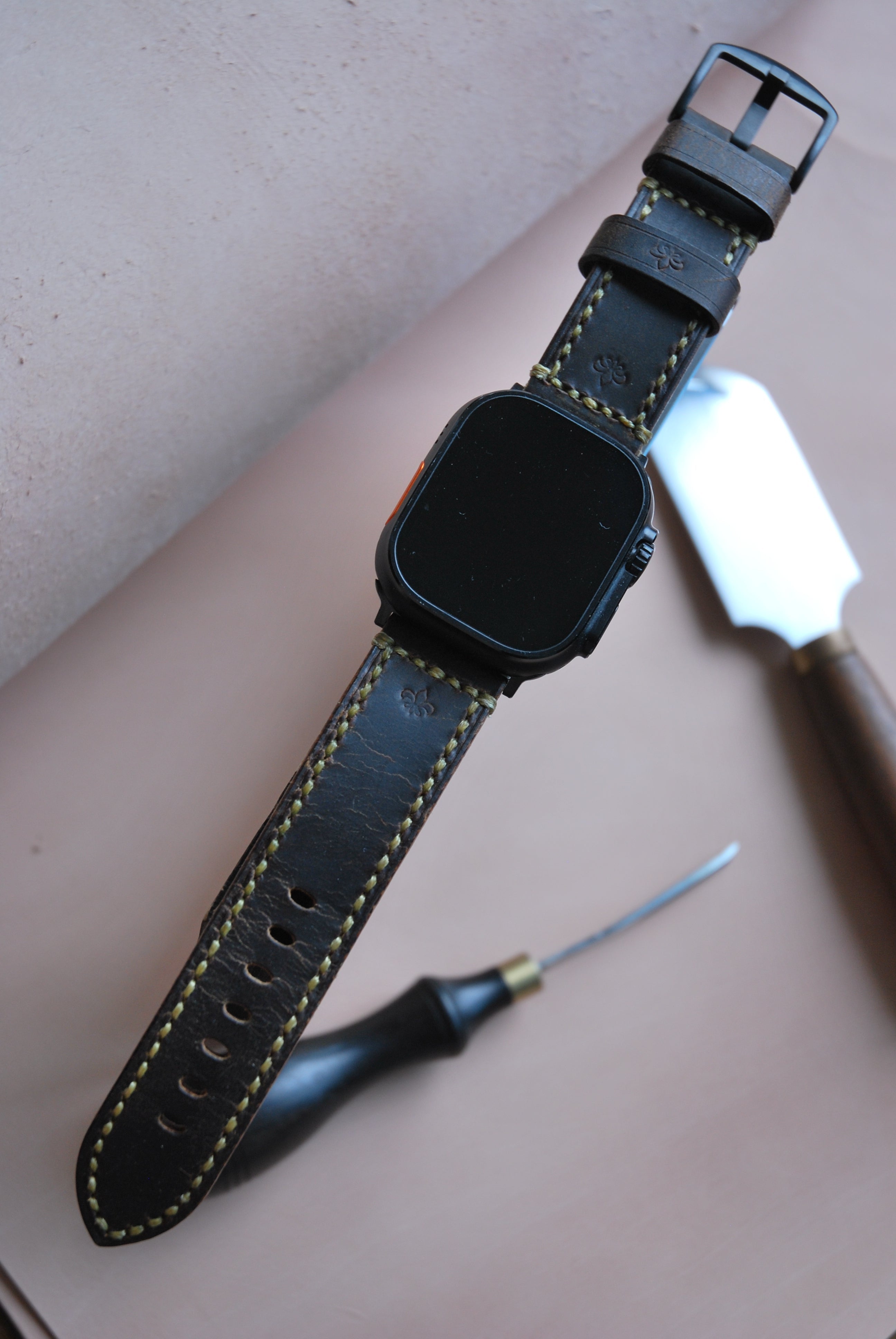 Apple watch band #6 Customizable thread colors & personalized initials