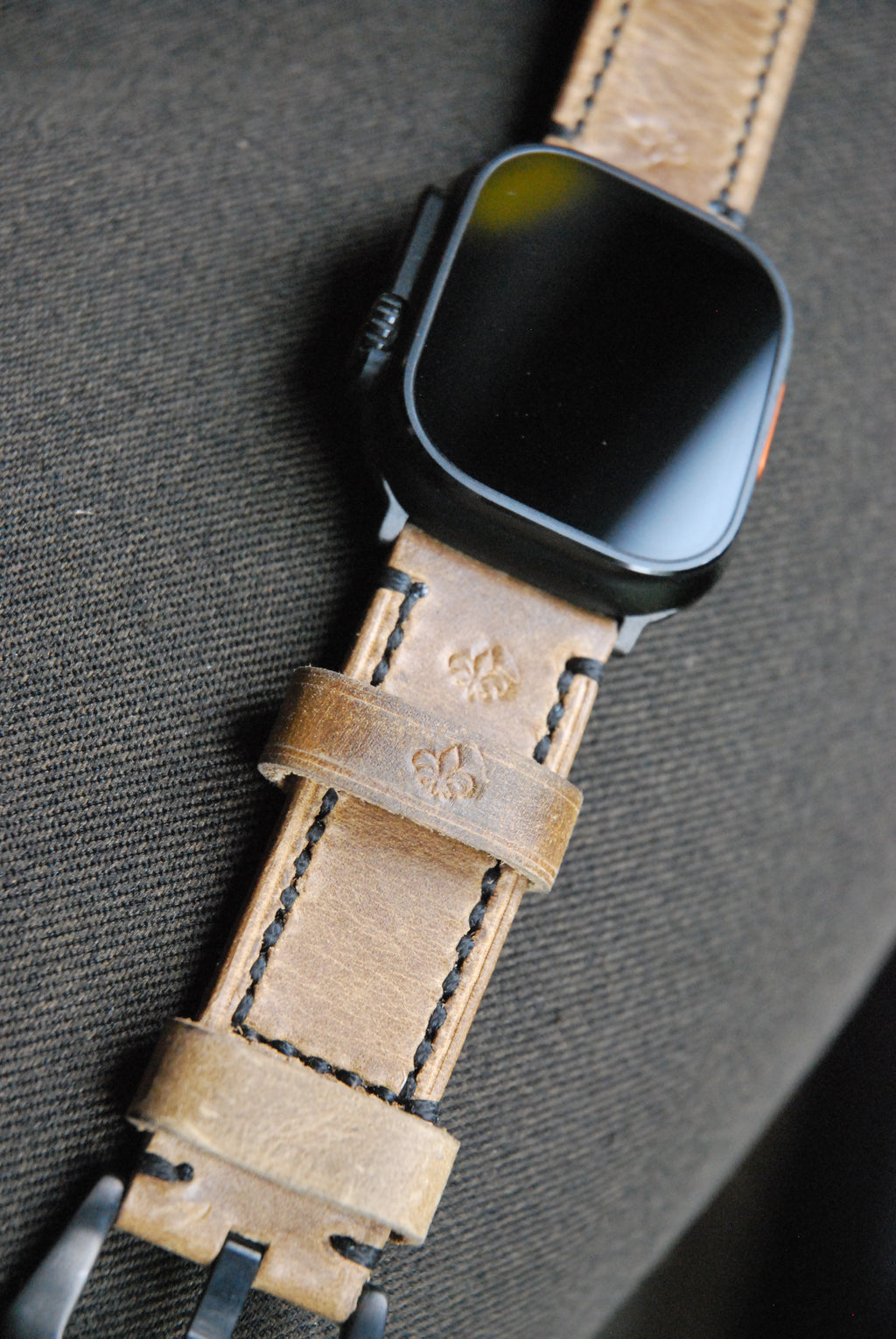 Apple watch band #2 Customizable thread colors & personalized initials