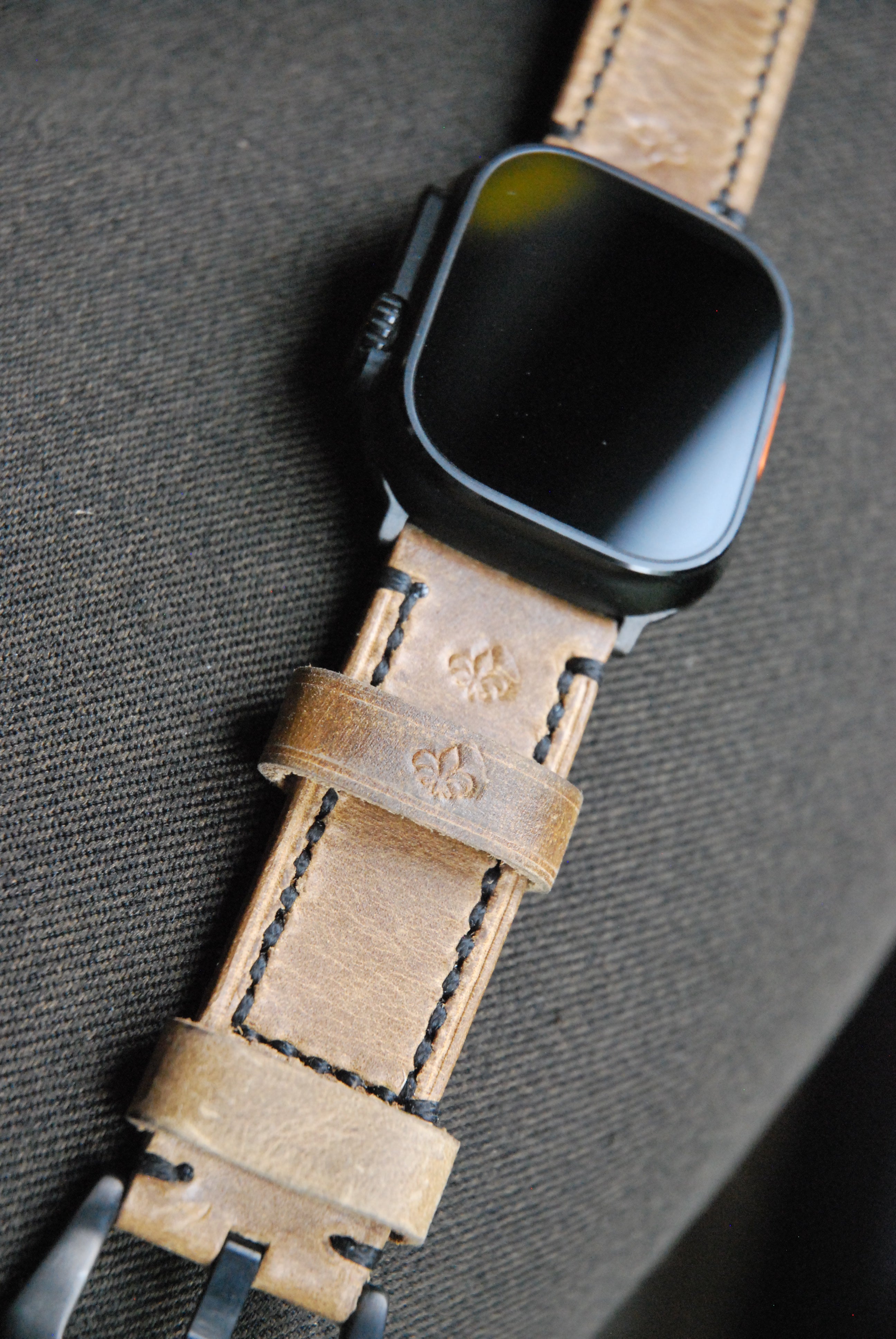 Apple watch band #2 Customizable thread colors & personalized initials