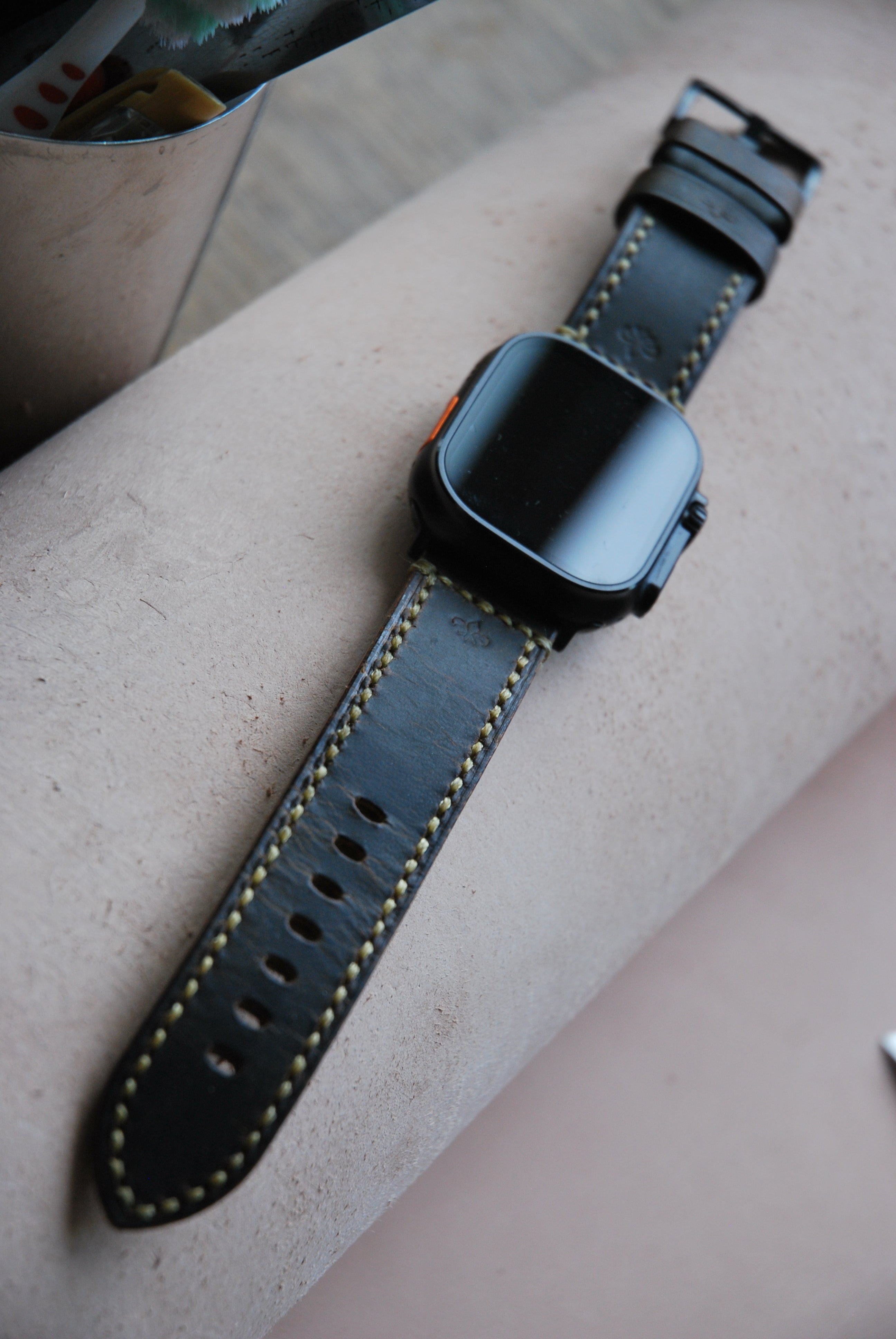 Apple watch band #6 Customizable thread colors & personalized initials