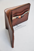 Classic Bifold Wallet #2 (Dark Brown) Customizable thread colors & personalized initials