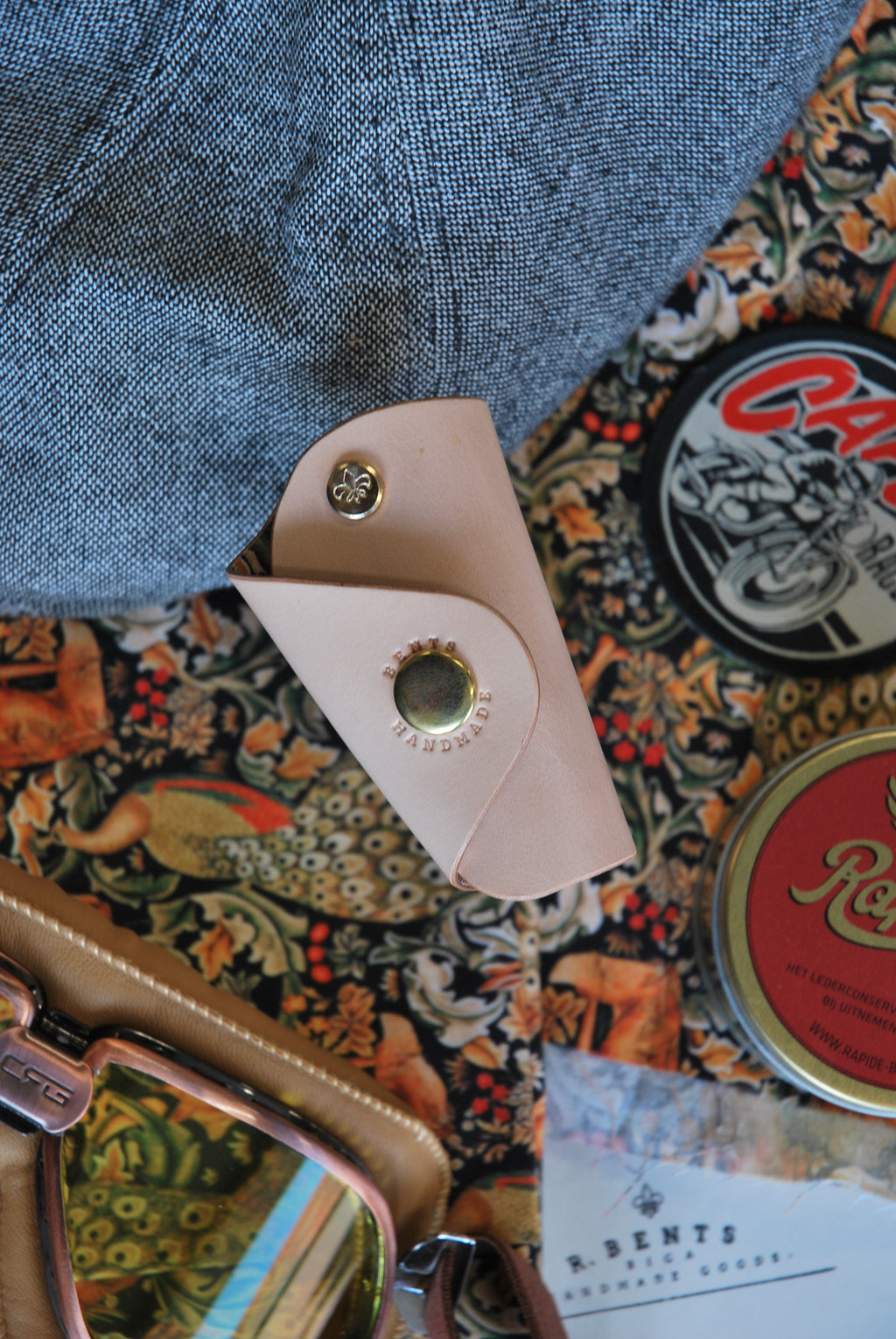 Leather Key Holder #4 (Natural)