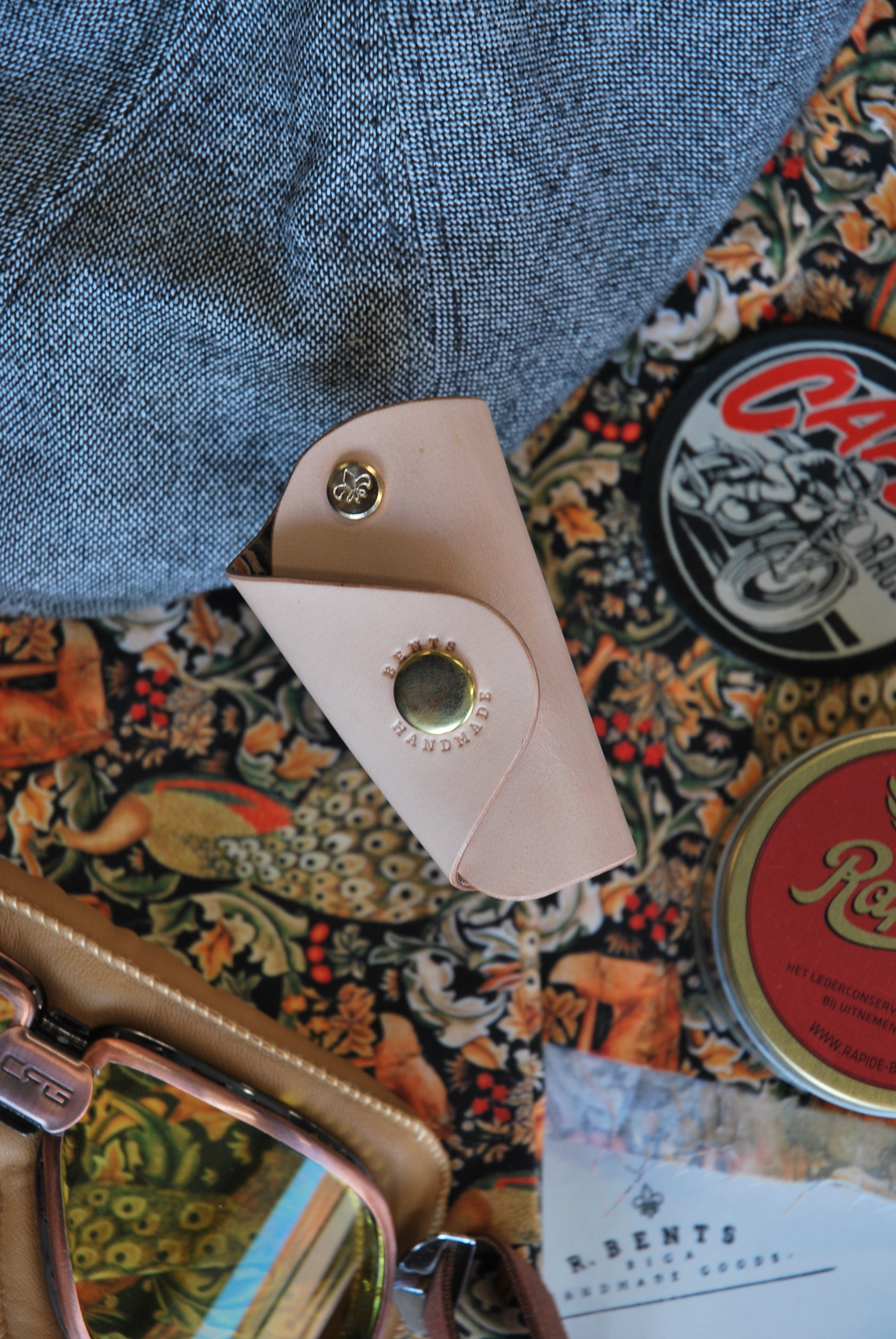 Leather Key Holder #4 (Natural)