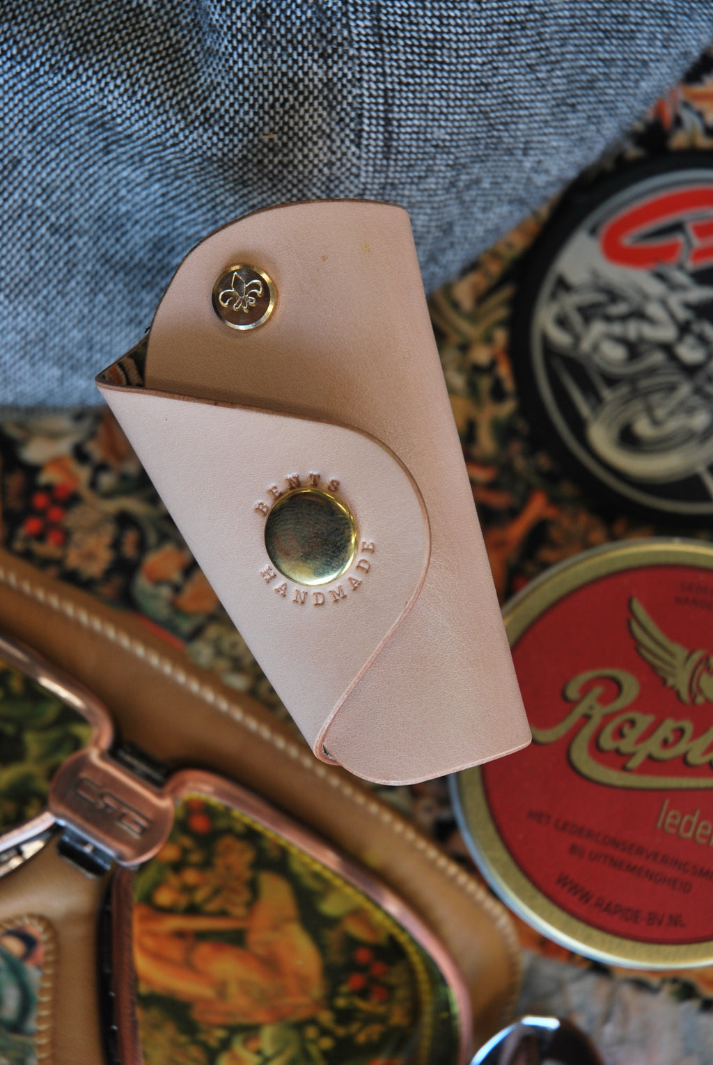 Leather Key Holder #4 (Natural)