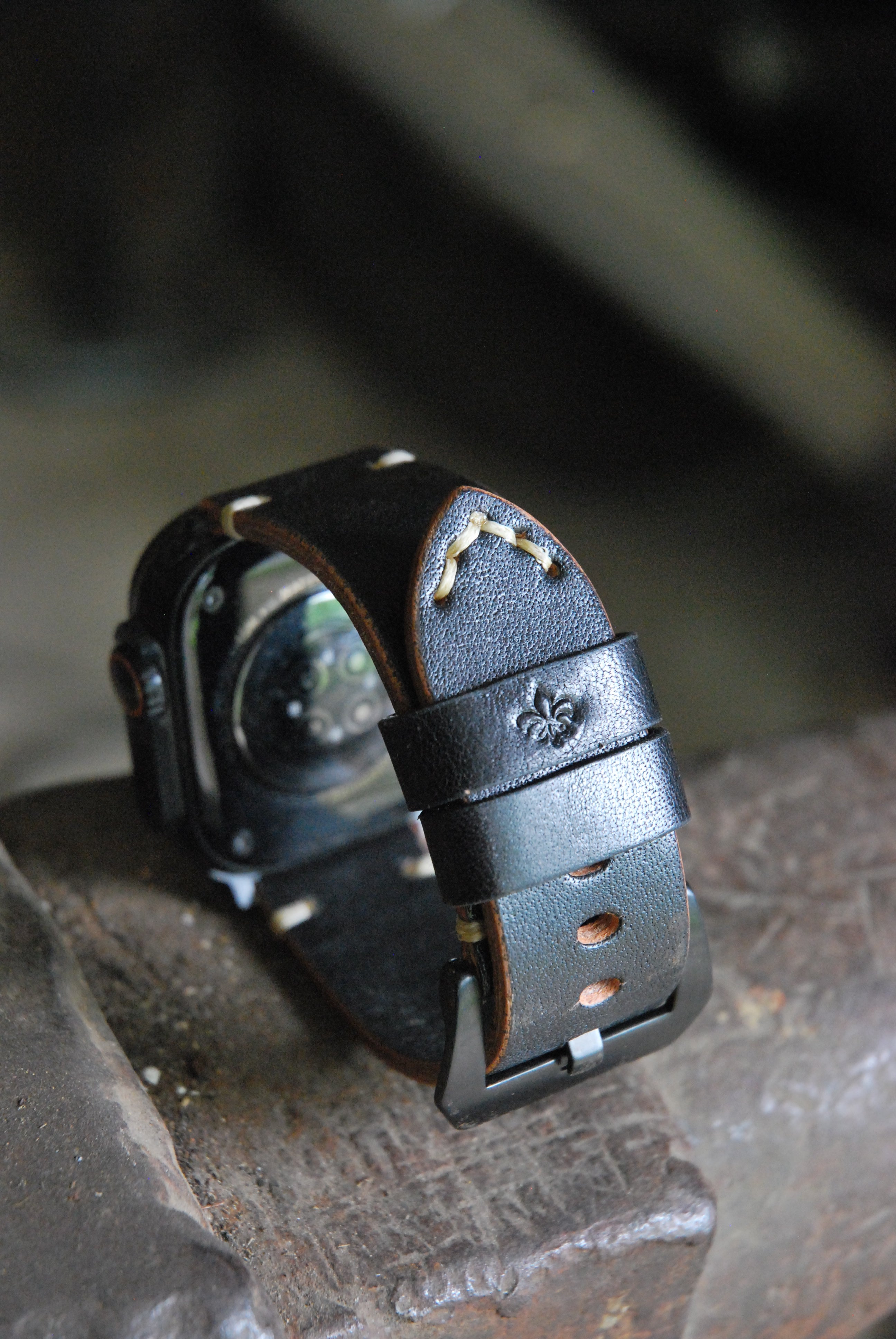 Apple watch band #5 Customizable thread colors & personalized initials