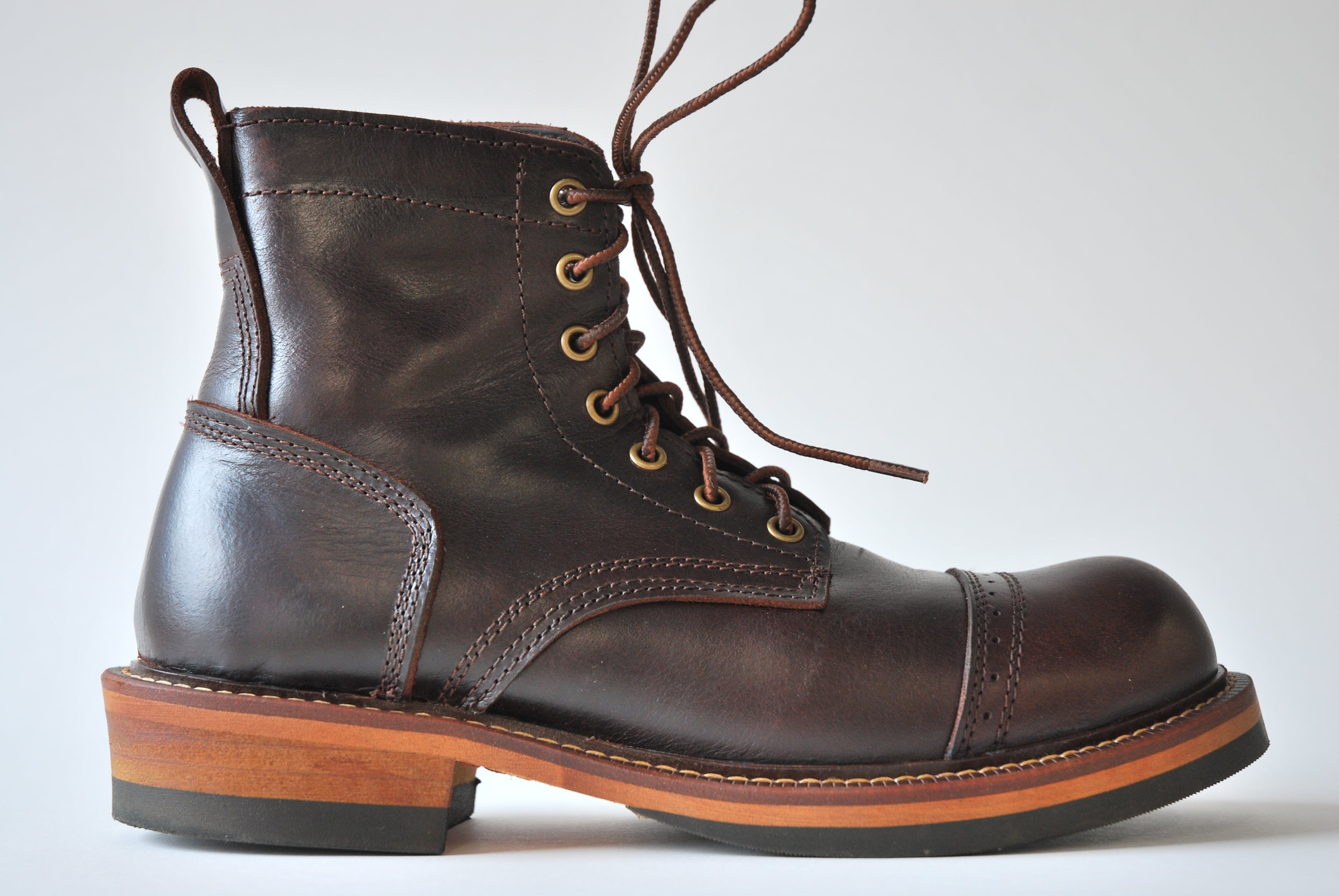 Leather Boots #3 (Dark Red)