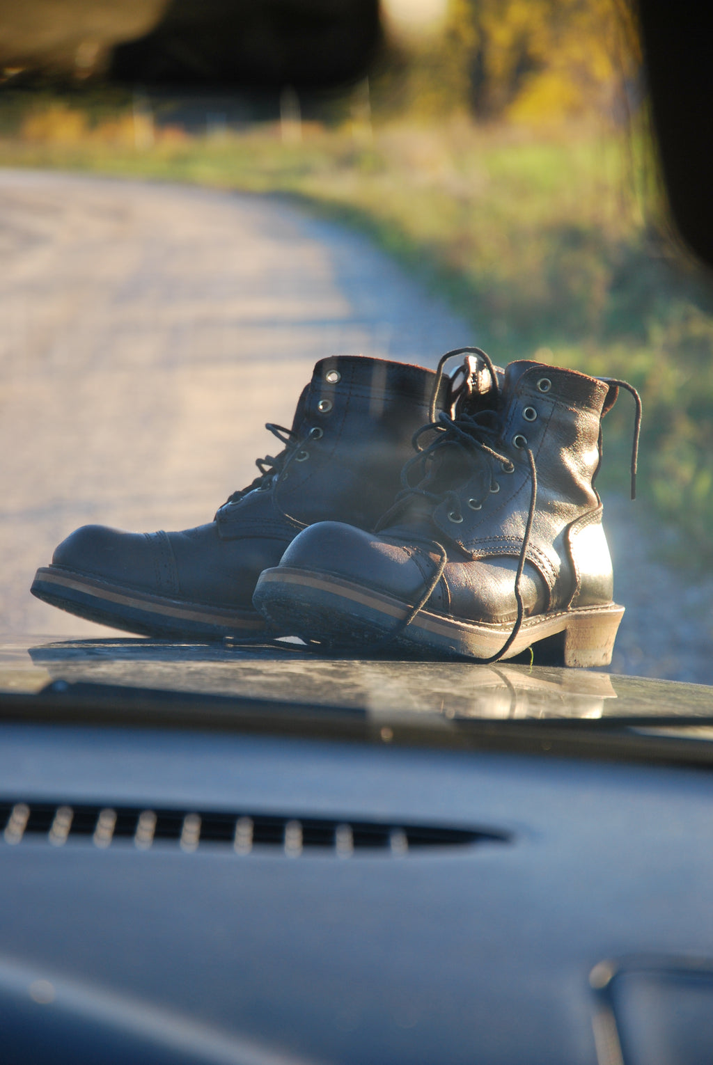 Leather Boots #3 (Dark Red)