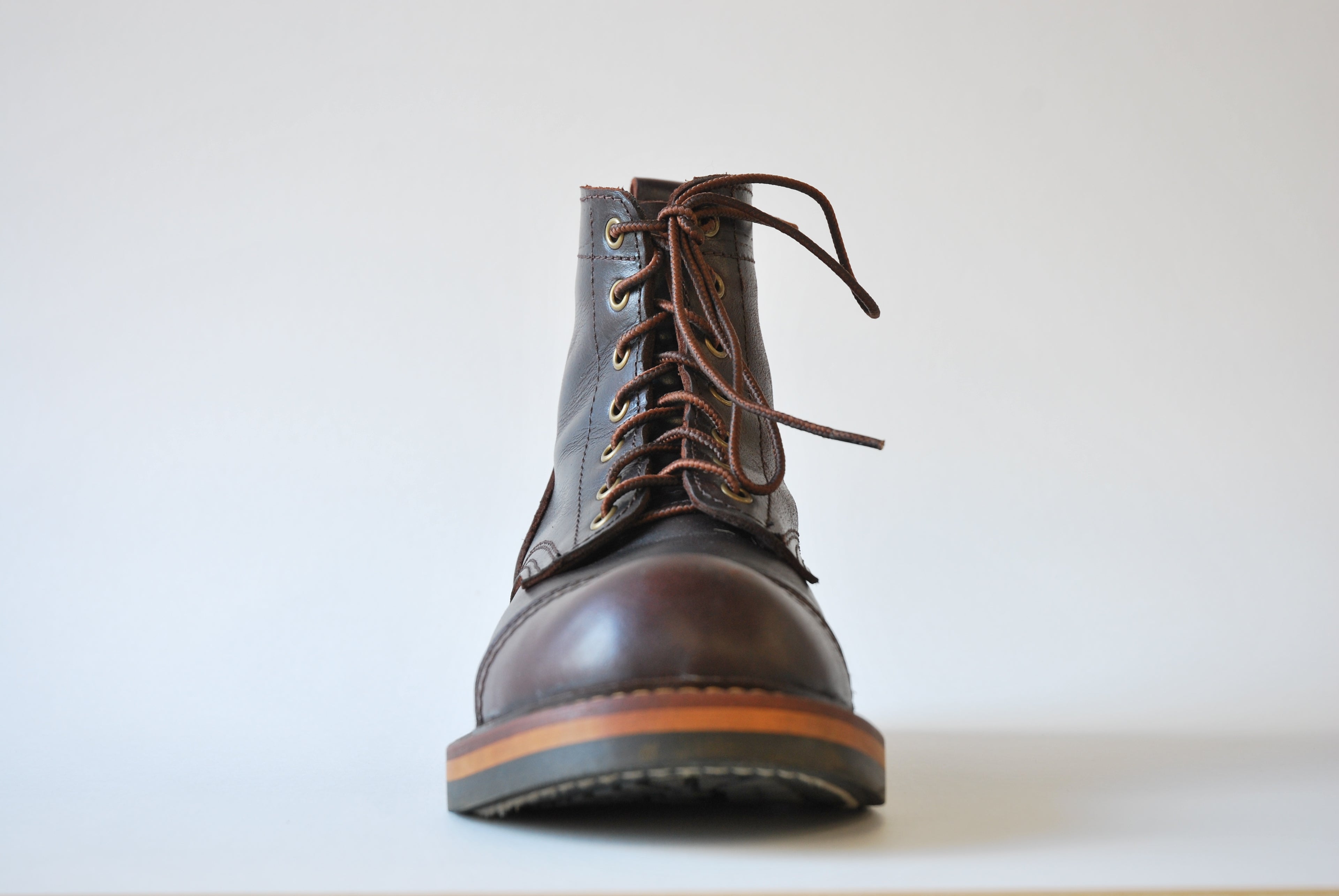 Leather Boots #3 (Dark Red)