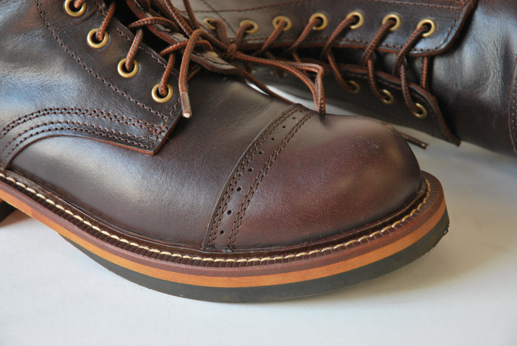 Leather Boots #3 (Dark Red)