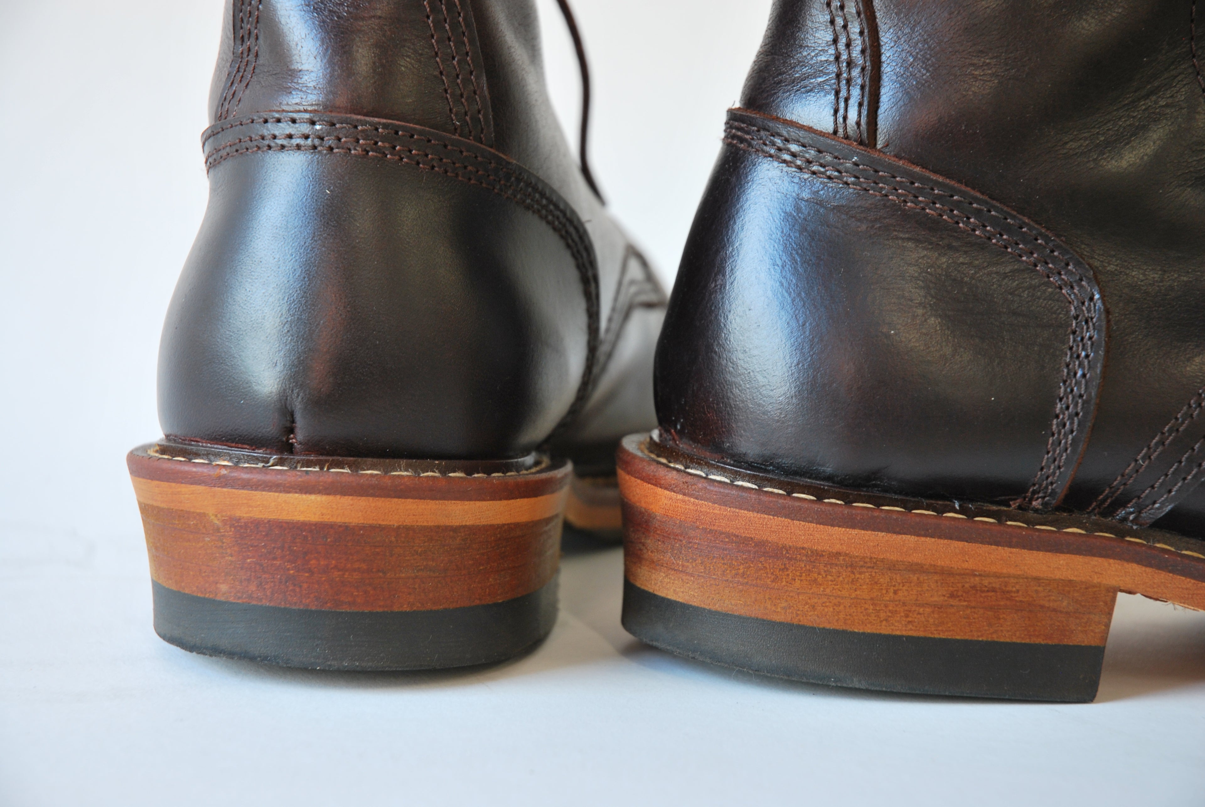 Leather Boots #3 (Dark Red)