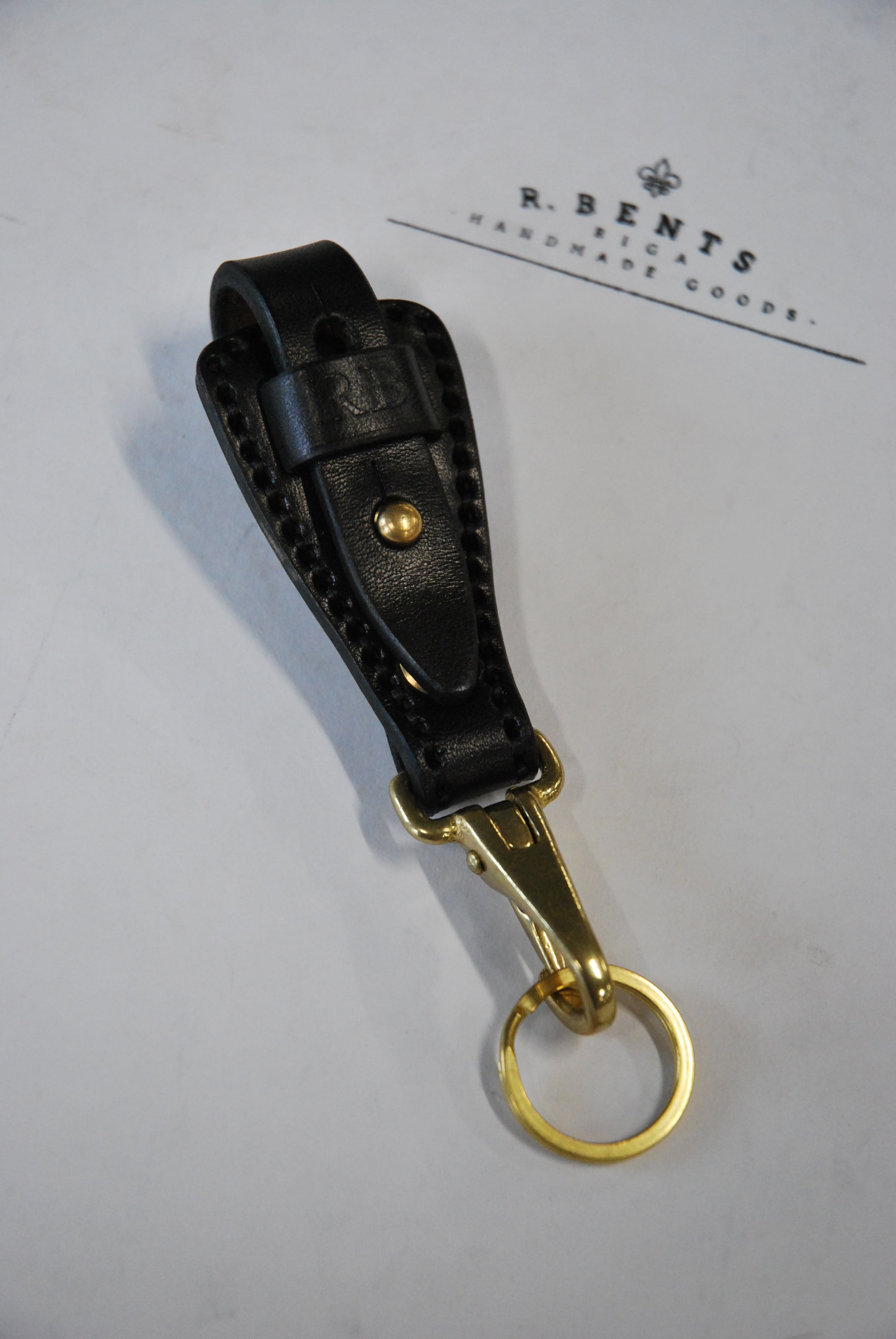 Leather Key Holder #3 (Black)