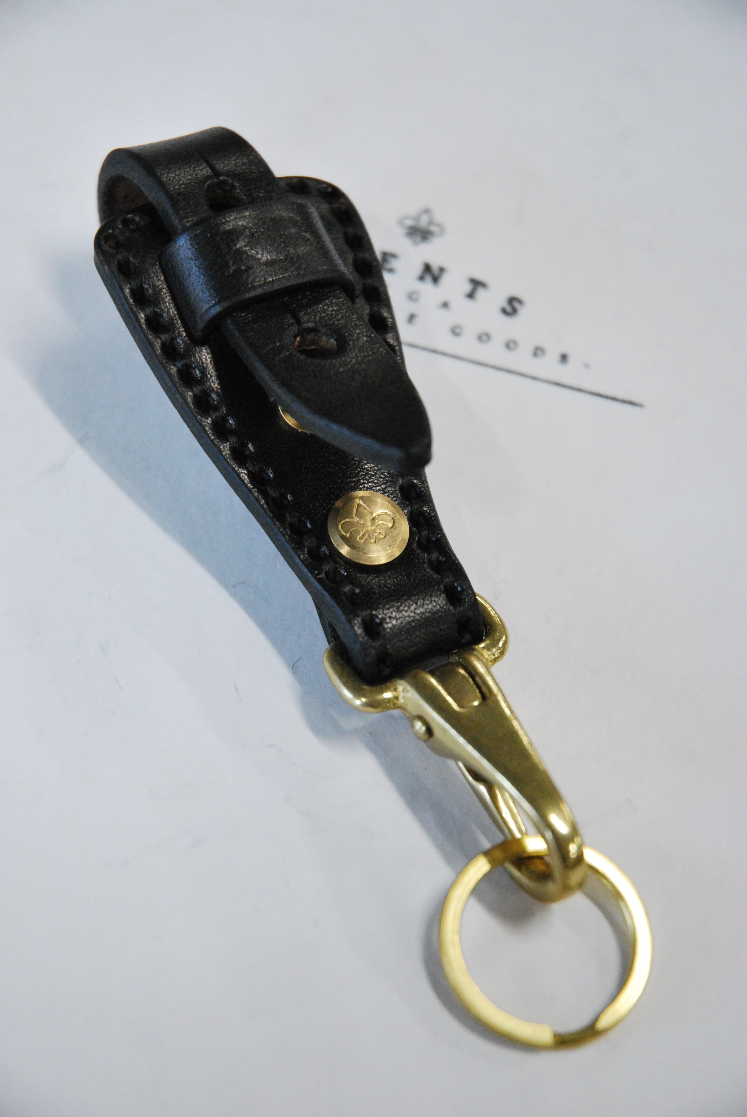 Leather Key Holder #3 (Black)