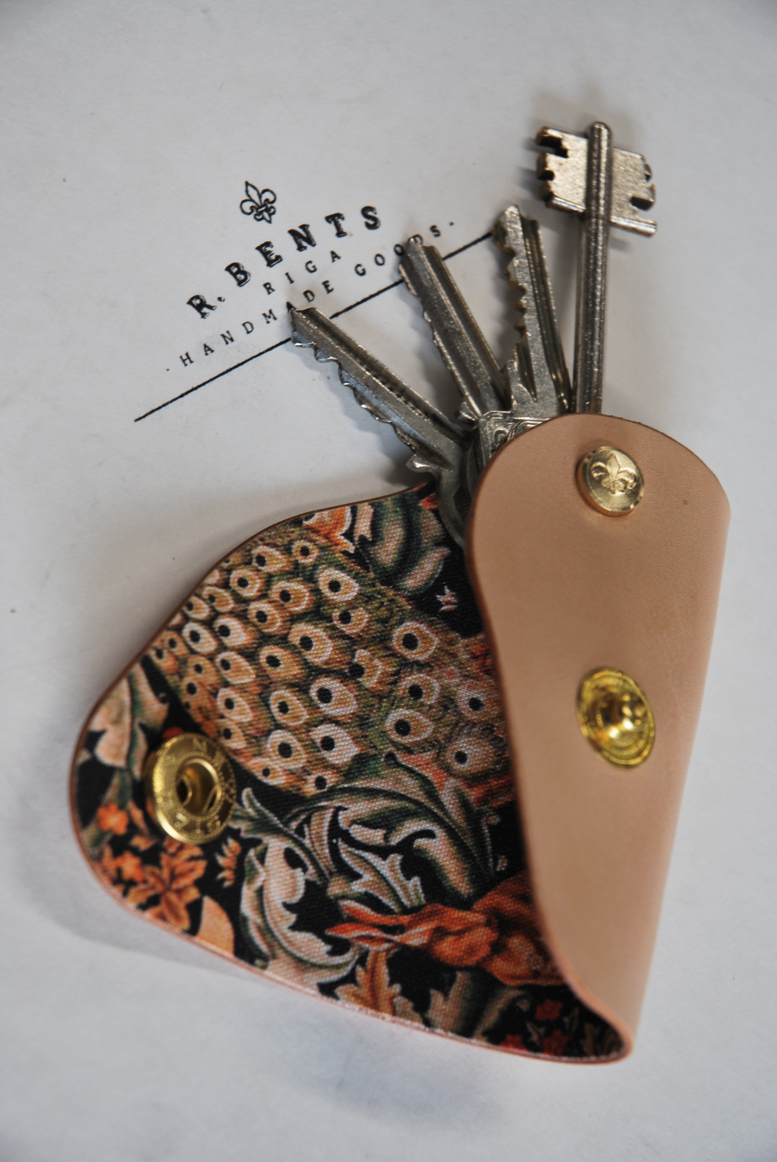 Leather Key Holder #4 (Natural)