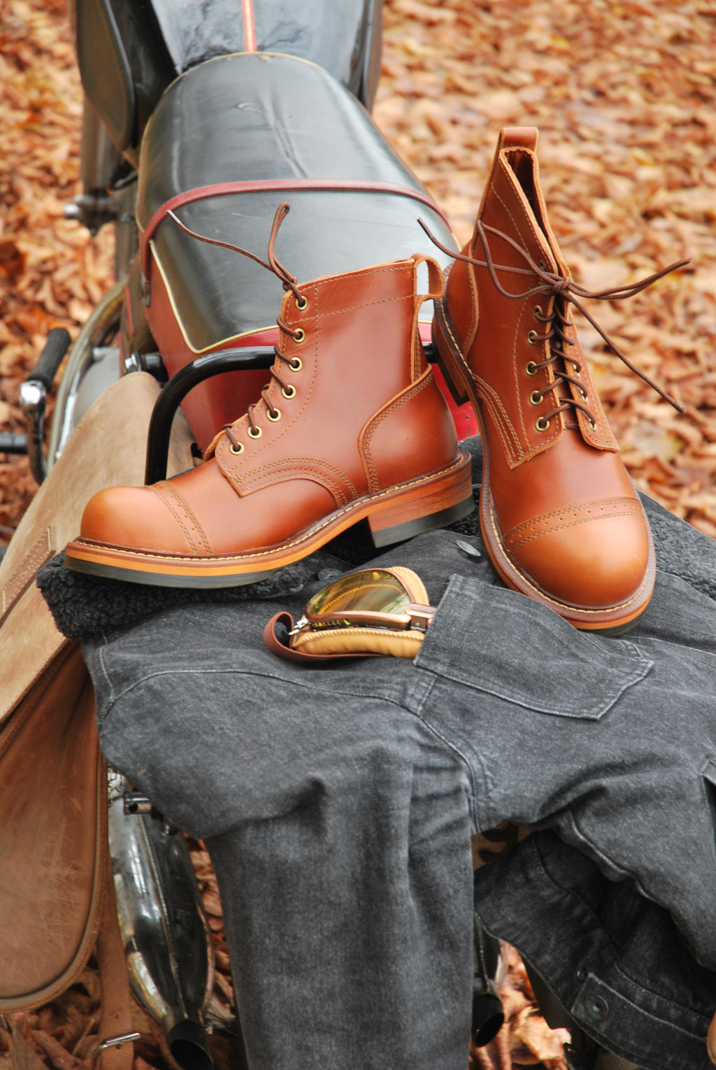 Leather Boots #1 (Light Brown)