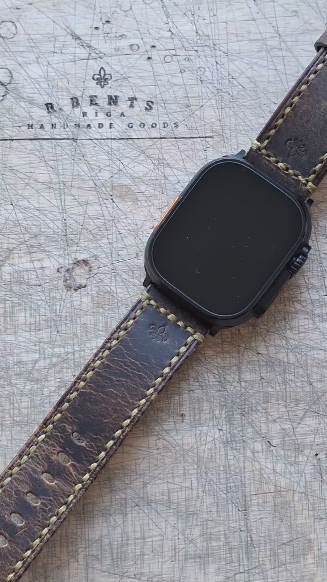 Apple watch band #6 Customizable thread colors & personalized initials