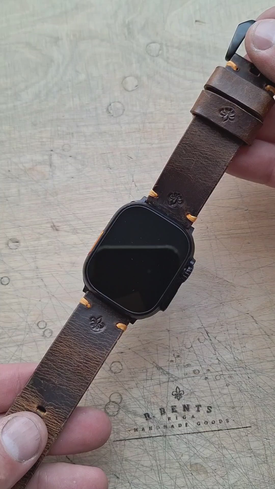 Apple watch band #3 Customizable thread colors & personalized initials