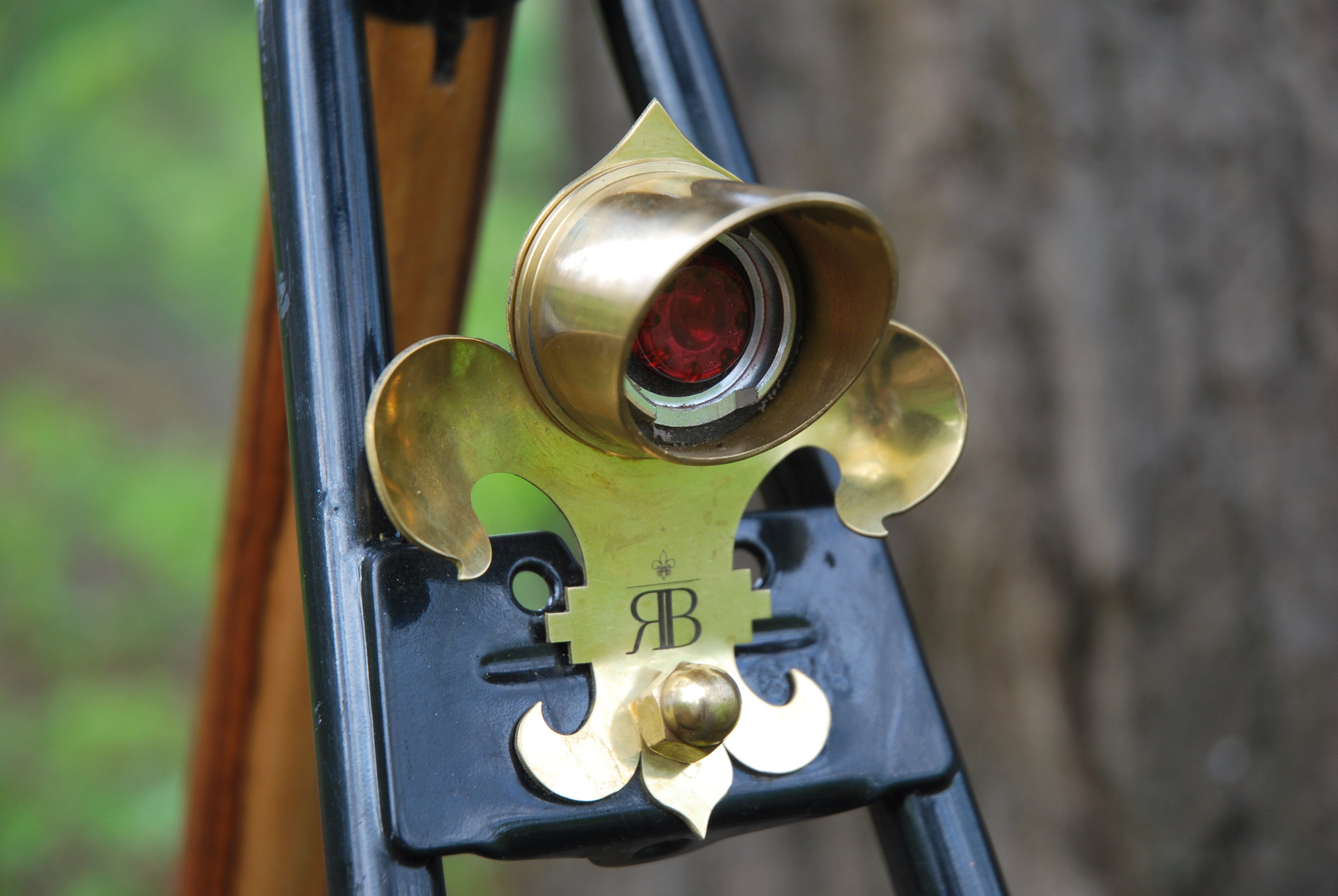 Solid Brass Bicycle Rear Light