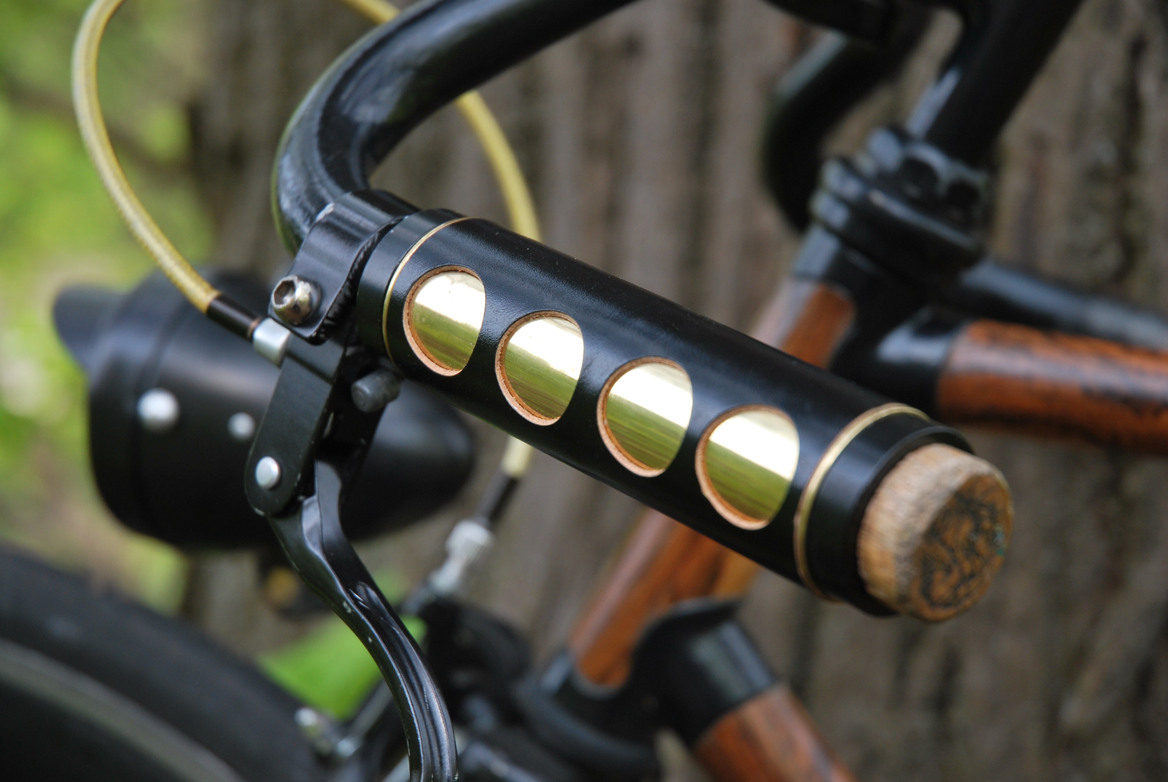 Leather Bicycle Grips